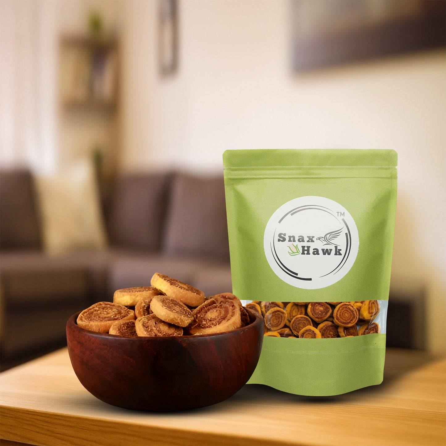 SnaxHawk Tea-Time Combo β Namkeen & Crunchy Snacks (450g)