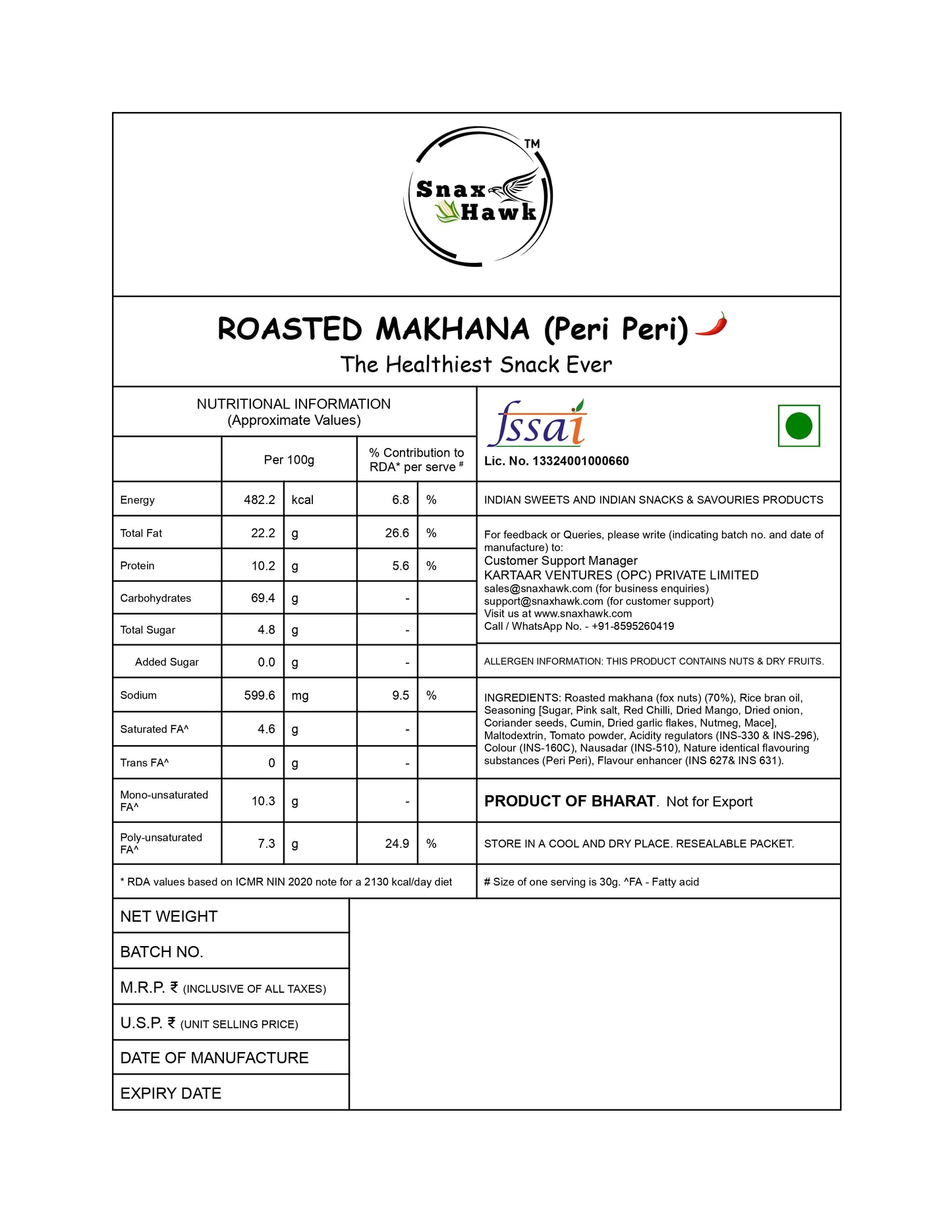 Roasted Makhana