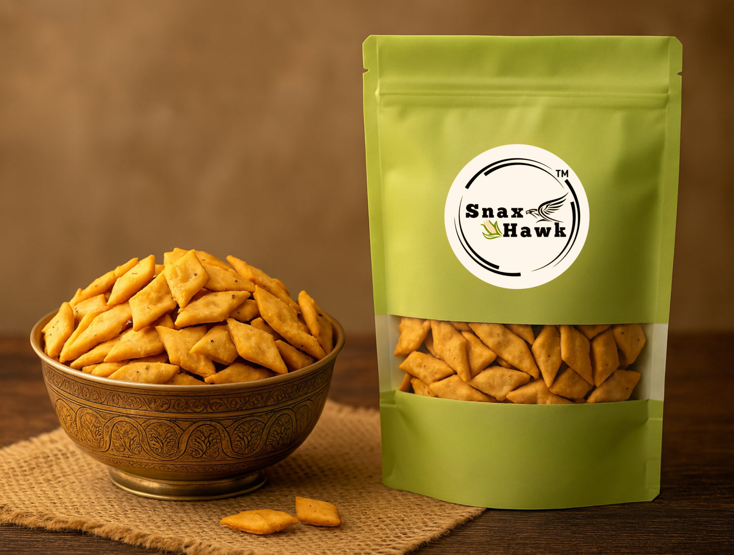 SnaxHawk Tea-Time Combo β Namkeen & Crunchy Snacks (450g)