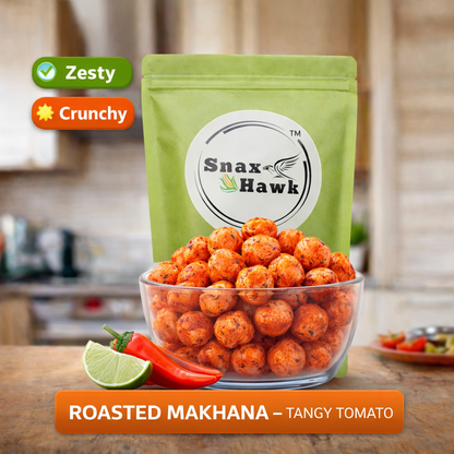 Roasted Makhana – Tangy Tomato